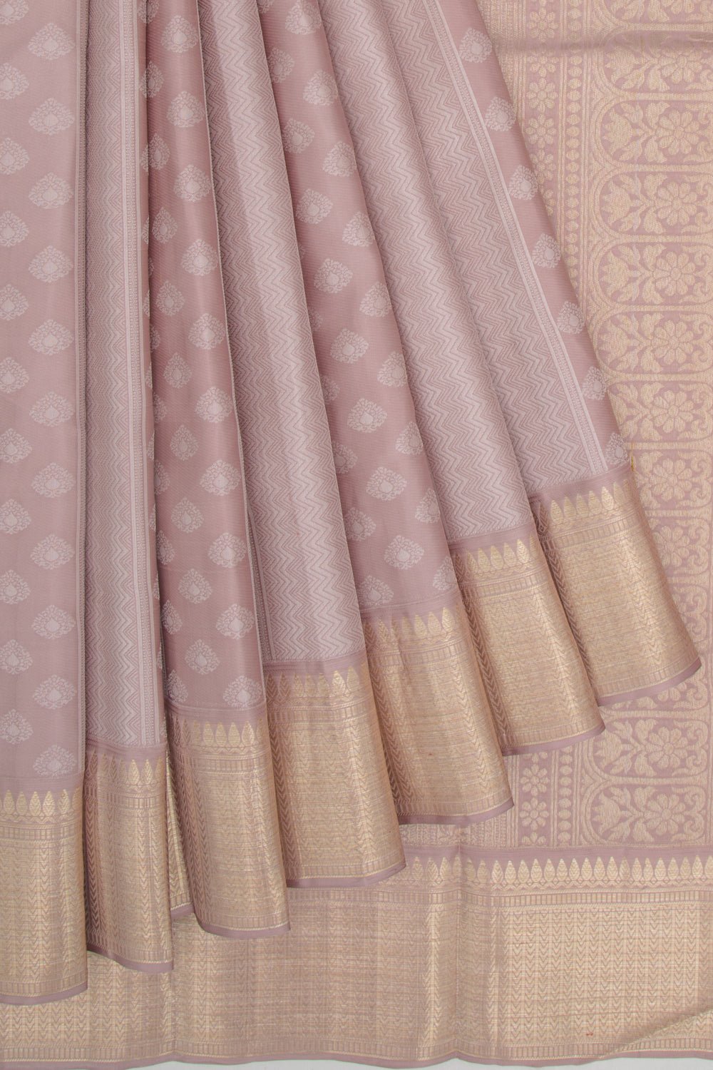 Taranga Kanchi Silk Brocade Snuff Saree