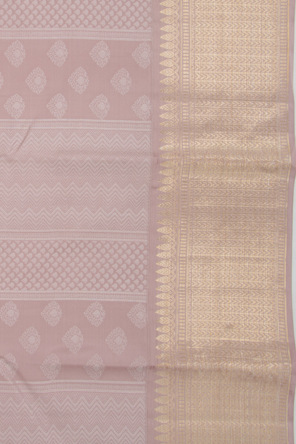 Taranga Kanchi Silk Brocade Snuff Saree