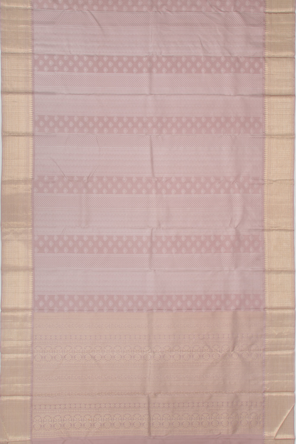 Taranga Kanchi Silk Brocade Snuff Saree