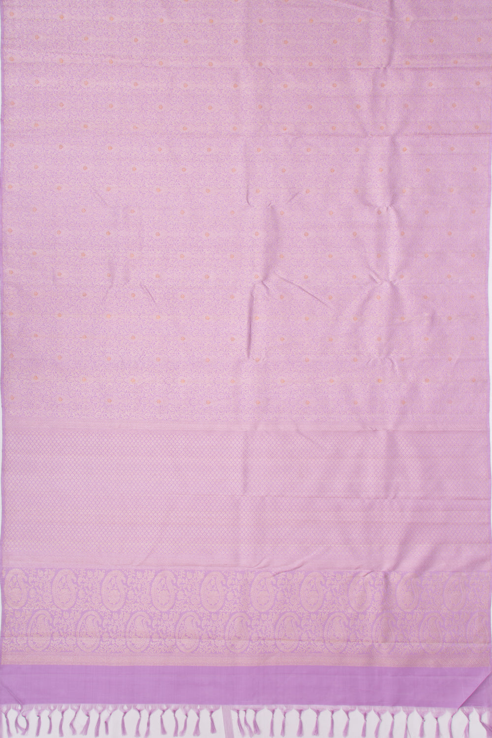 Kanchipuram Silk Vanasingaram Jaal Violet Saree