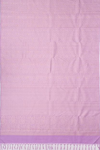 Kanchipuram Silk Vanasingaram Jaal Violet Saree