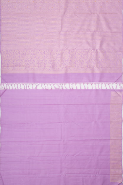 Kanchipuram Silk Vanasingaram Jaal Violet Saree