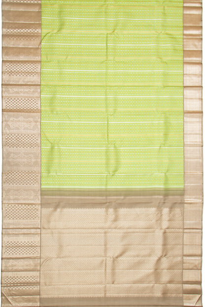Kanchipuram Silk Brocade Green Saree