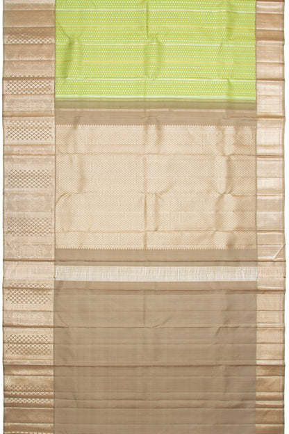 Kanchipuram Silk Brocade Green Saree
