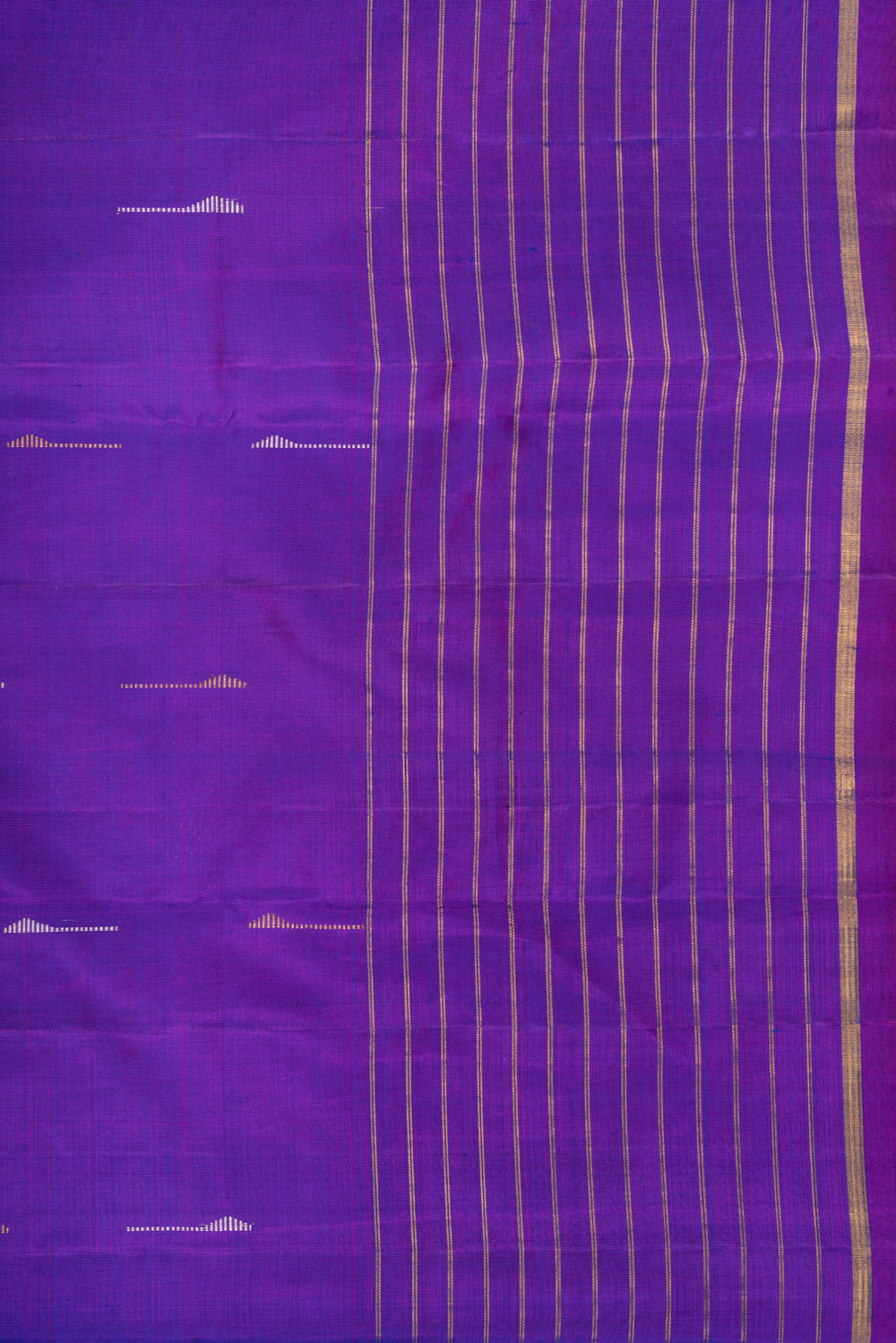 Kanchipuram Silk Butta Violet Saree