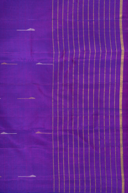 Kanchipuram Silk Butta Violet Saree