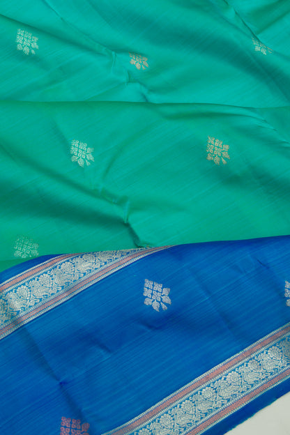 Kanchipuram Silk Butta Green Saree