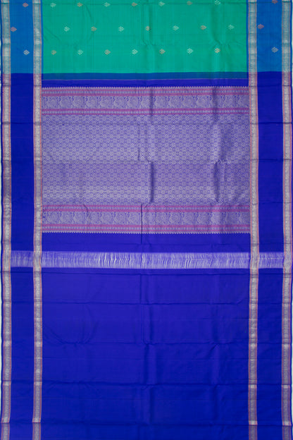 Kanchipuram Silk Butta Green Saree