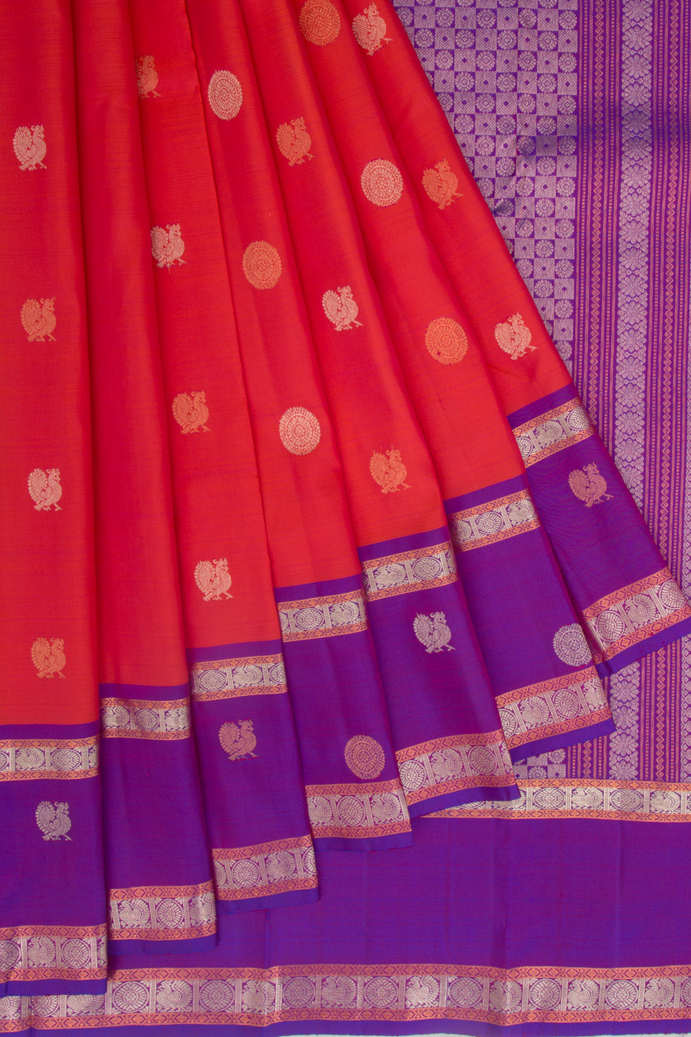 Kanchipuram Silk Butta Pink Saree