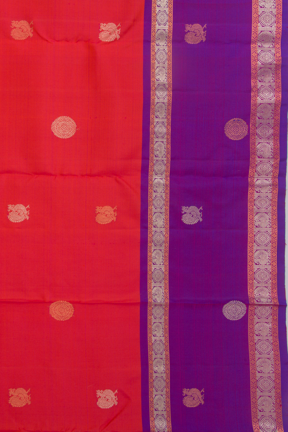 Kanchipuram Silk Butta Pink Saree