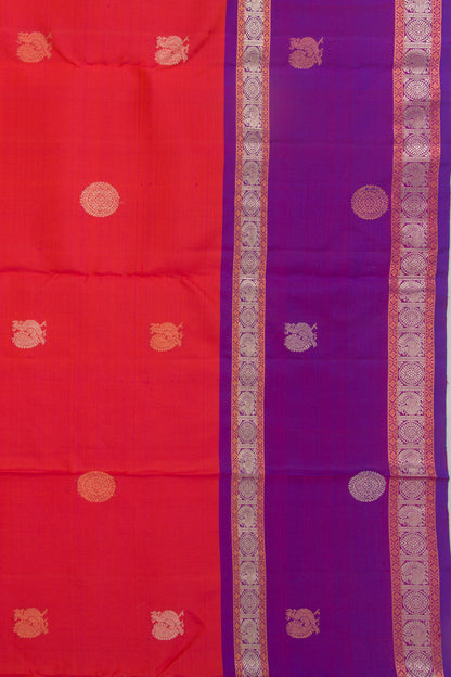 Kanchipuram Silk Butta Pink Saree
