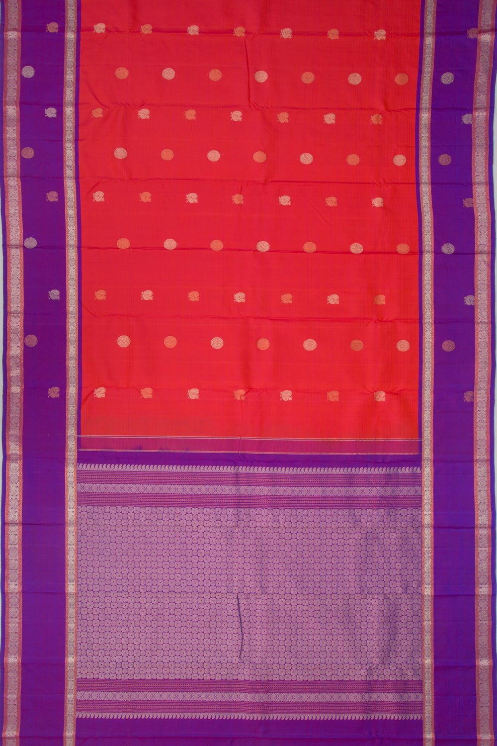 Kanchipuram Silk Butta Pink Saree
