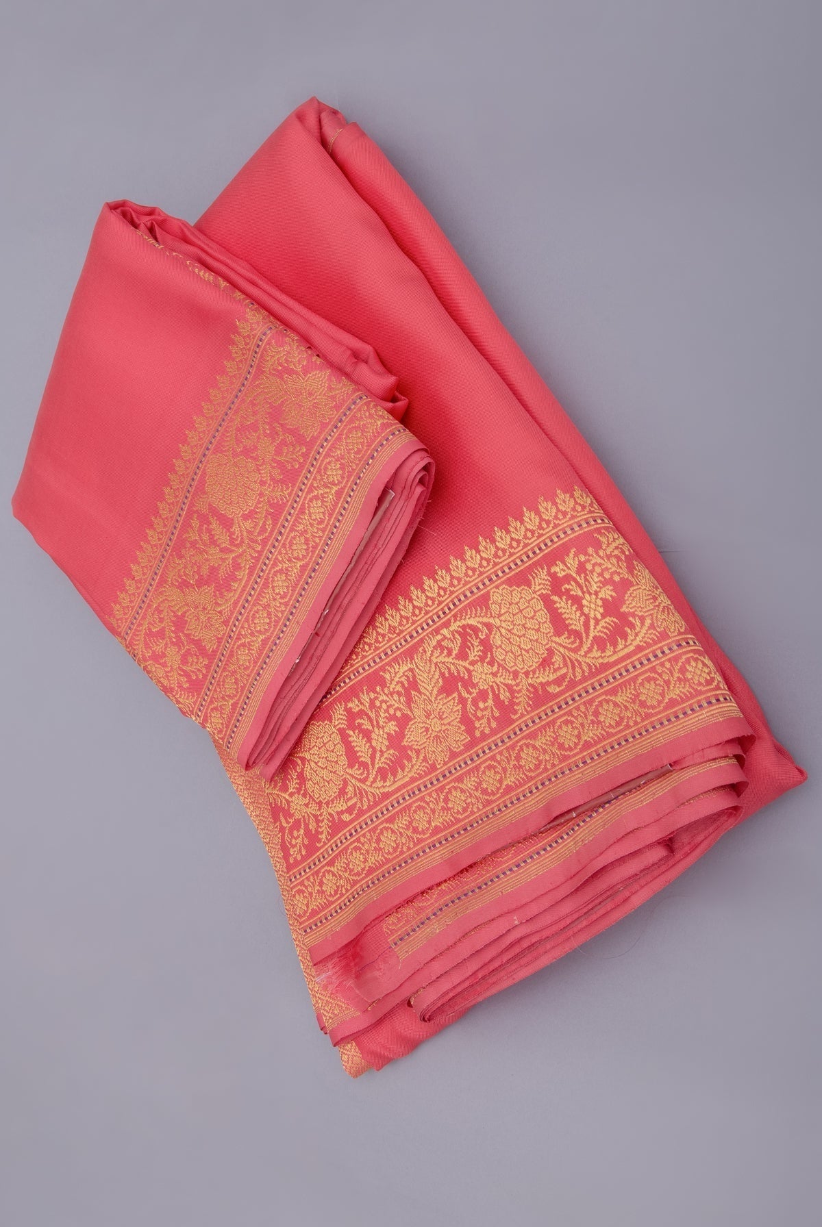 Banarasi Silk Plain Pink Dhoti With Kurta And Kanduva