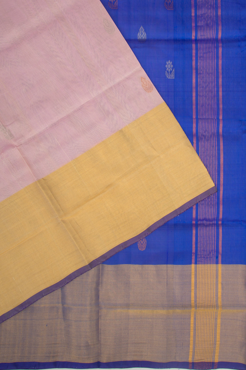 Uppada Silk Butta Baby Pink Saree