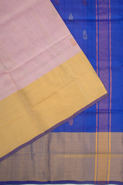 Uppada Silk Butta Baby Pink Saree