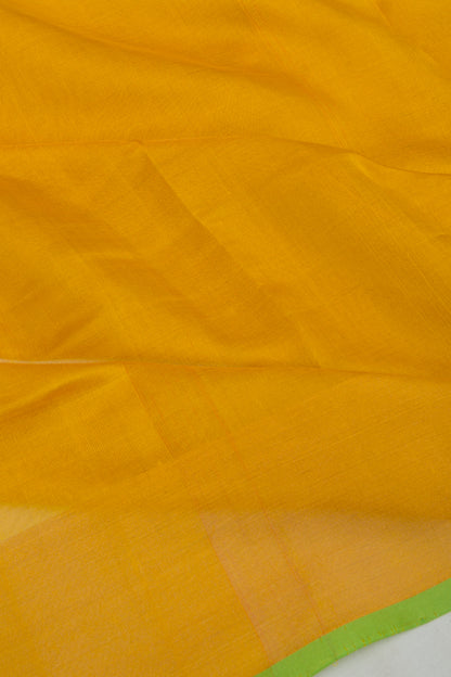 Uppada Silk Tissue Plain Gold Saree