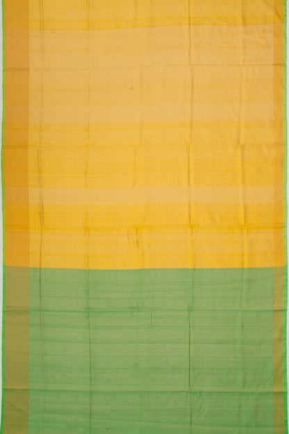 Uppada Silk Tissue Plain Gold Saree