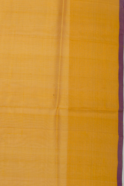 Uppada Silk Tissue Plain Gold Saree