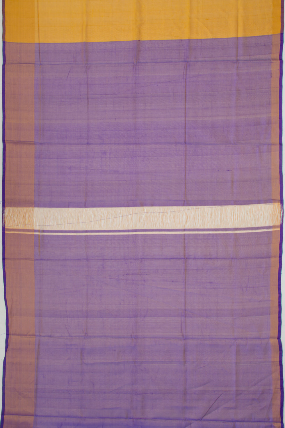 Uppada Silk Tissue Plain Gold Saree