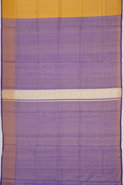 Uppada Silk Tissue Plain Gold Saree