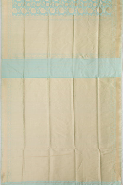 Banarasi Silk Jaal Pastel Blue Saree