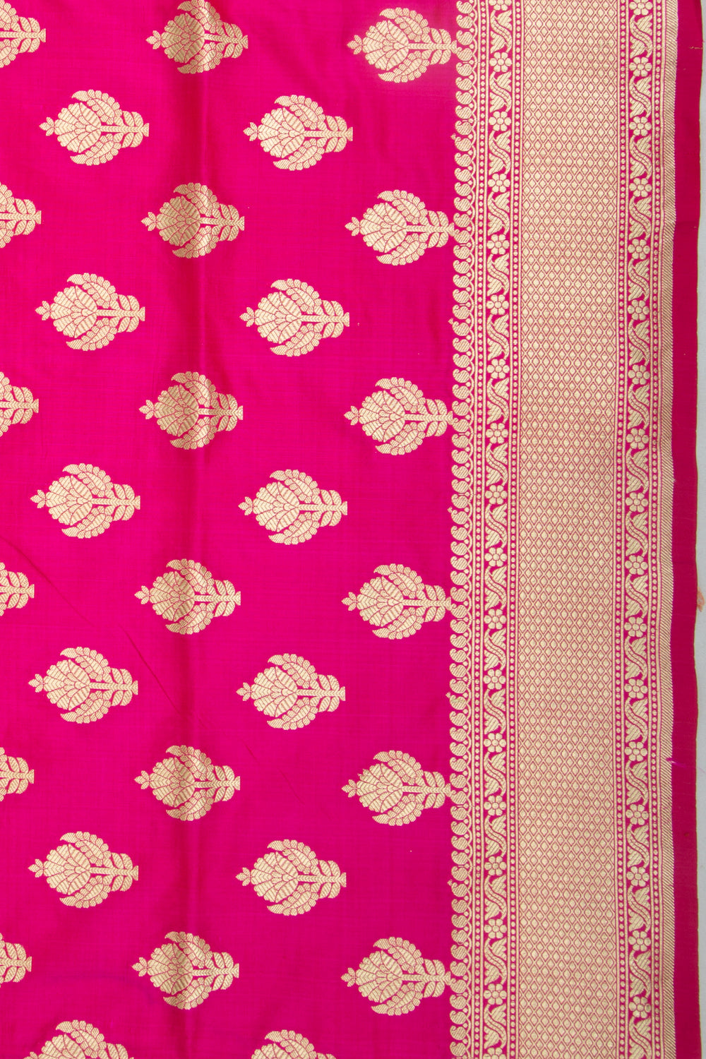 Banarasi Silk Butta Pink Saree