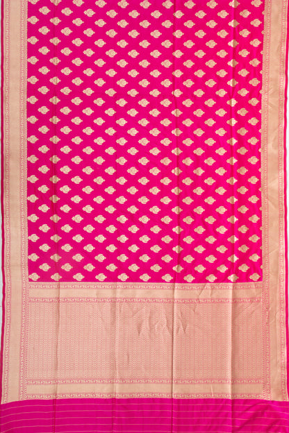 Banarasi Silk Butta Pink Saree