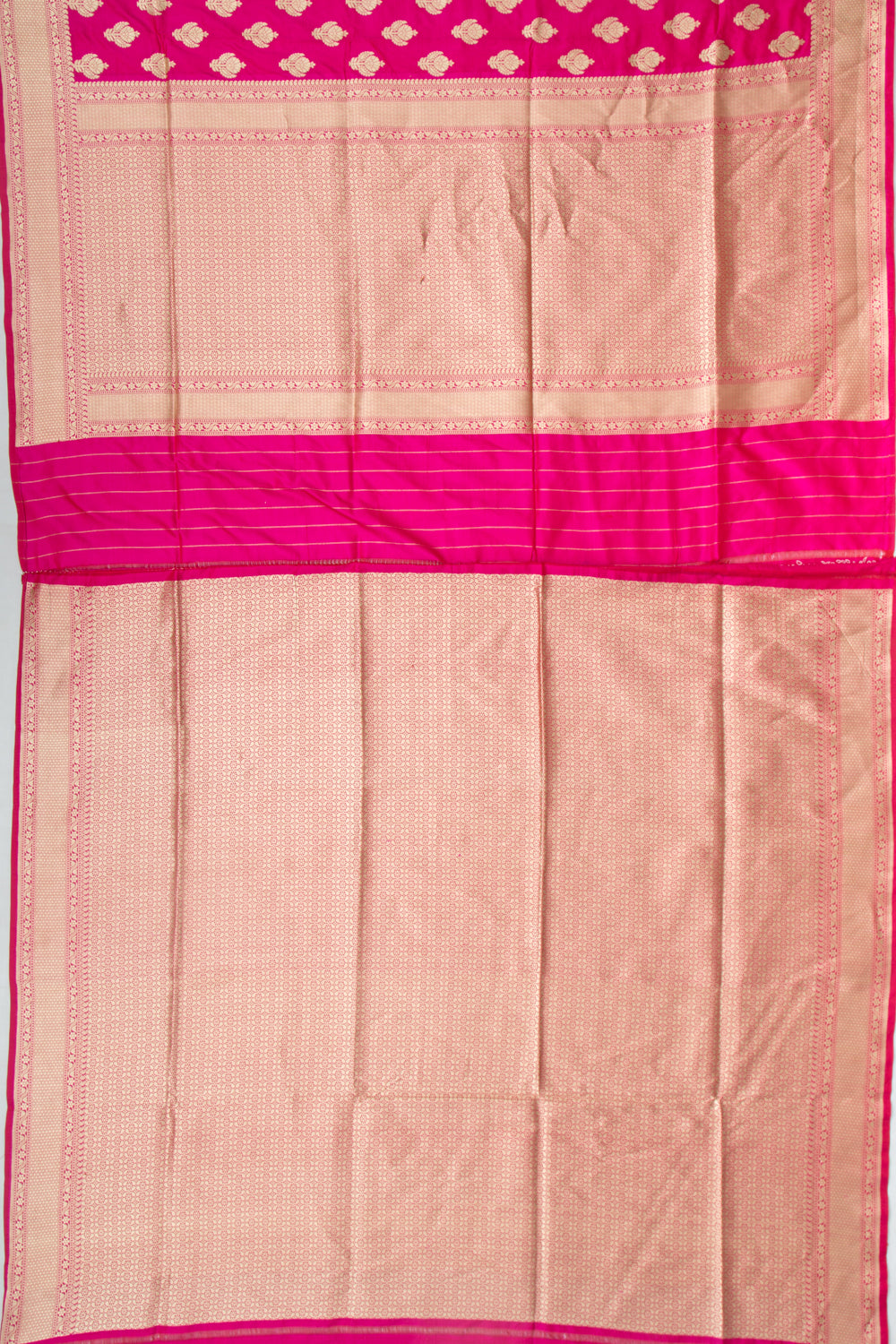 Banarasi Silk Butta Pink Saree