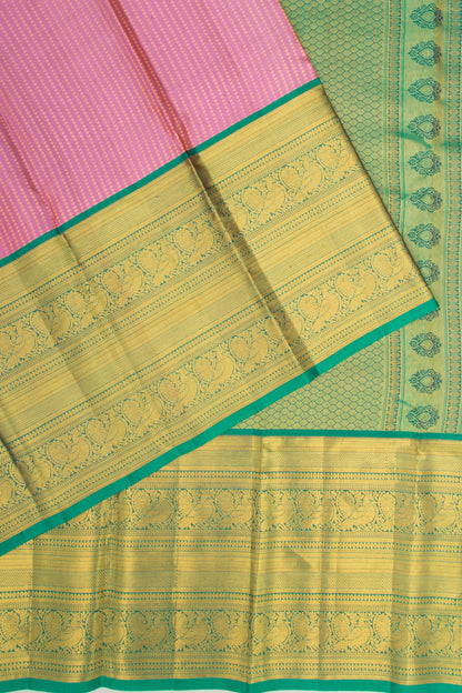 Taranga Kanchi Silk Brocade Pink Saree