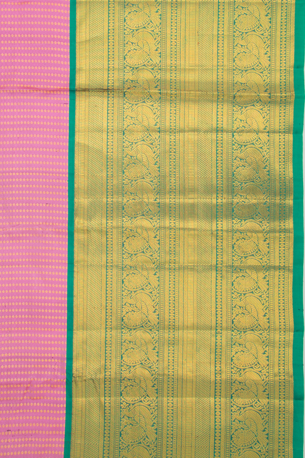 Taranga Kanchi Silk Brocade Pink Saree