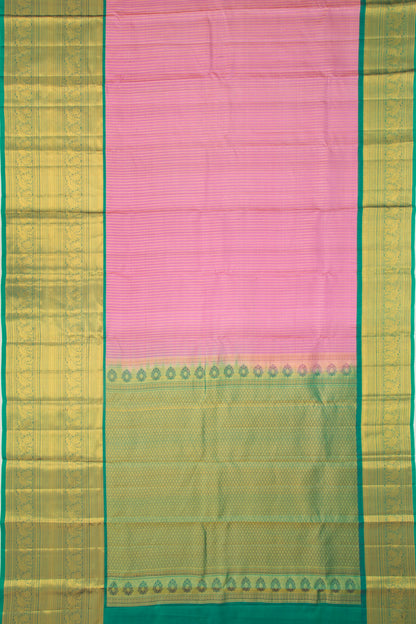 Taranga Kanchi Silk Brocade Pink Saree