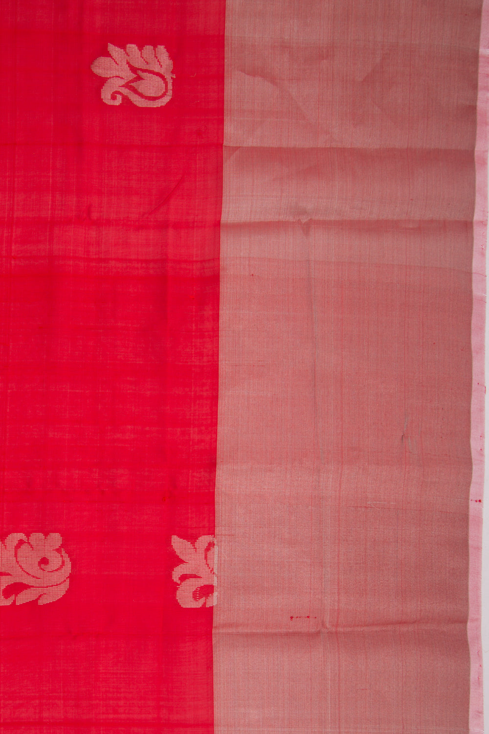 Uppada Silk Butta Red Saree