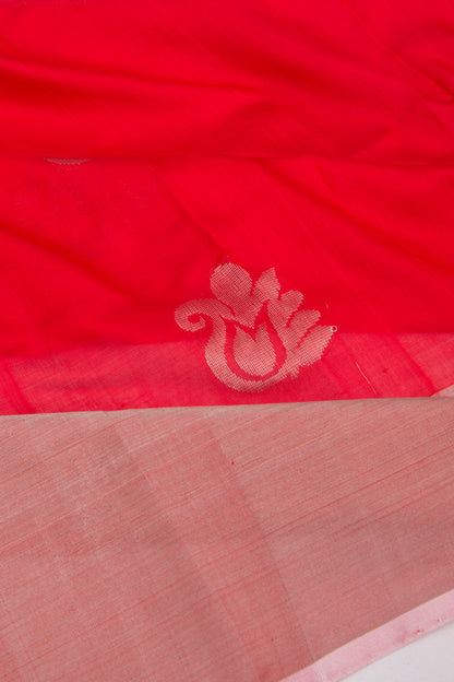 Uppada Silk Butta Red Saree