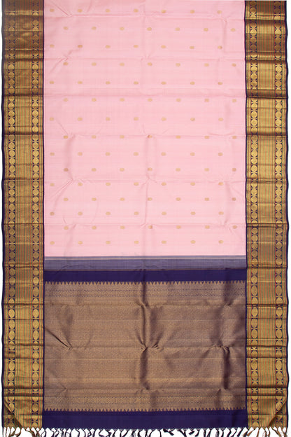 Kanchipuram Silk Butta Baby Pink Saree