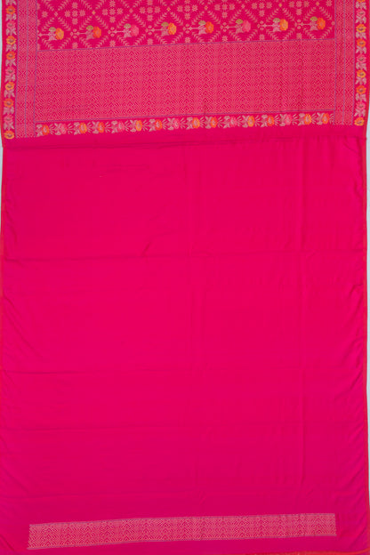 Banarasi Silk Jamdani Pink Saree