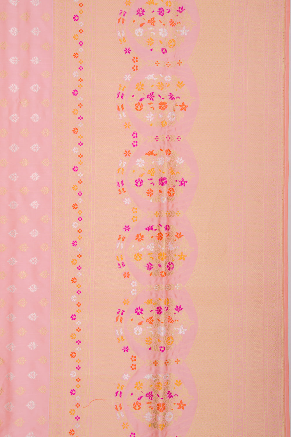 Banarasi Silk Butta Baby Pink Saree