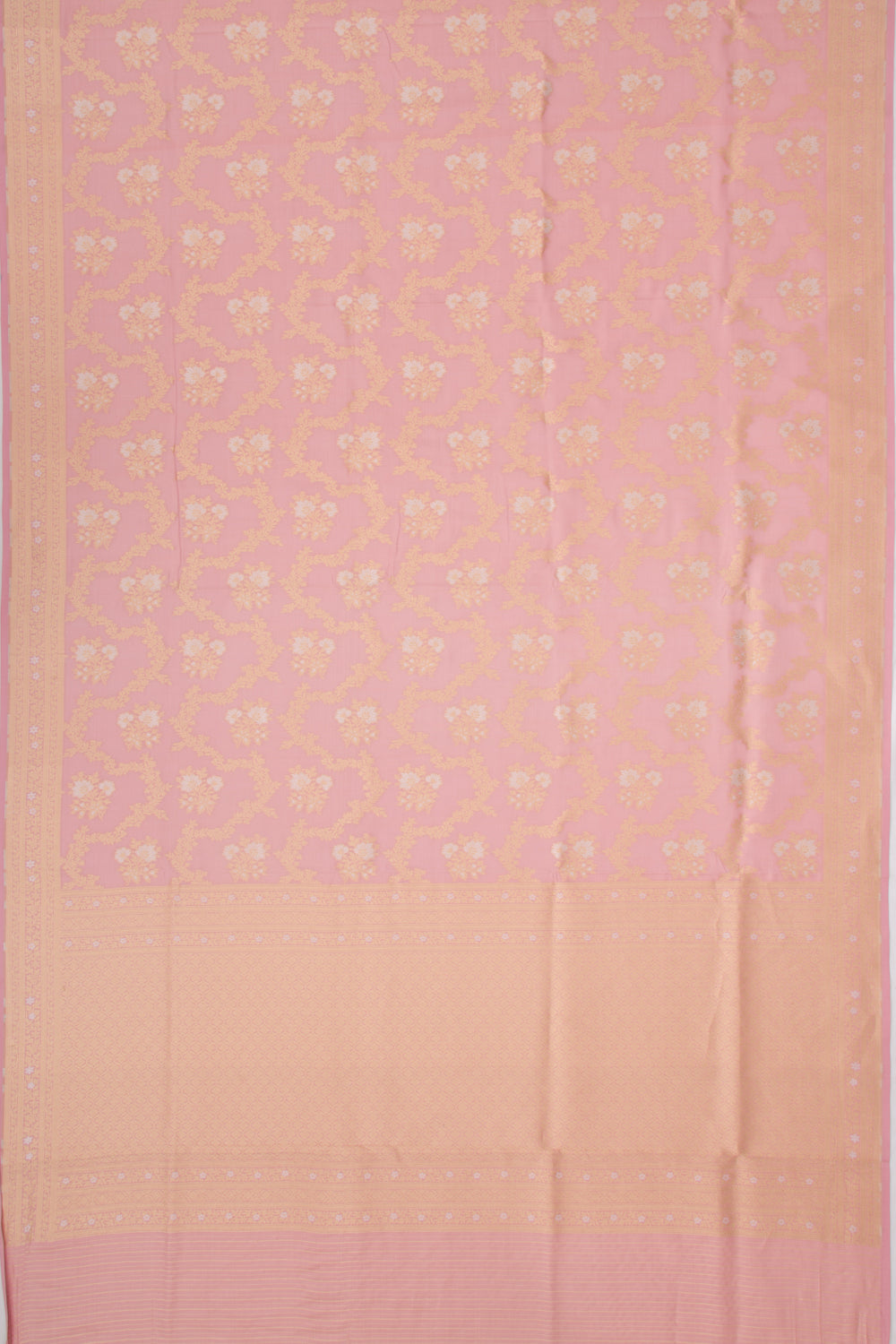Banarasi Silk Jaal Pink Saree