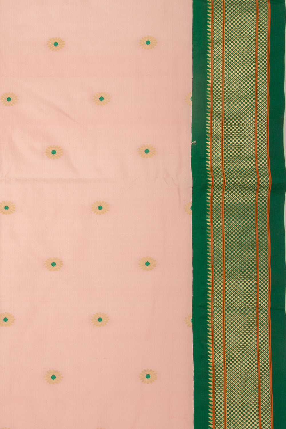 Coimbatore Soft Silk Butta Peach Saree