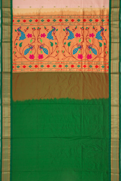 Coimbatore Soft Silk Butta Peach Saree