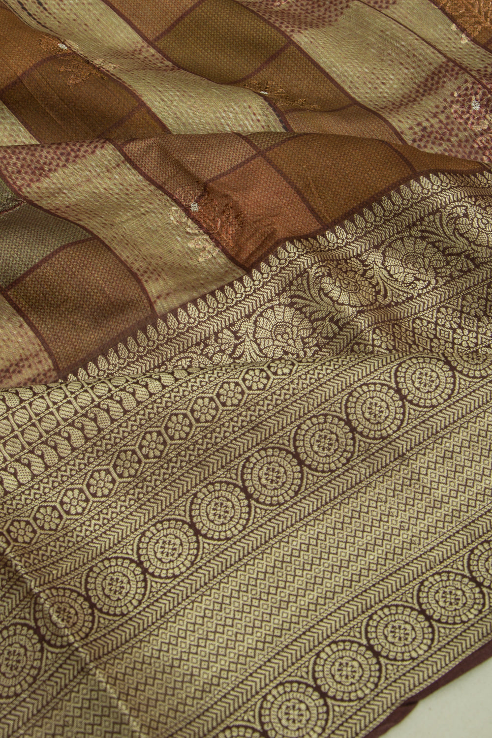 Chanderi Silk Printed And Embroidery Butta Multicolour Saree