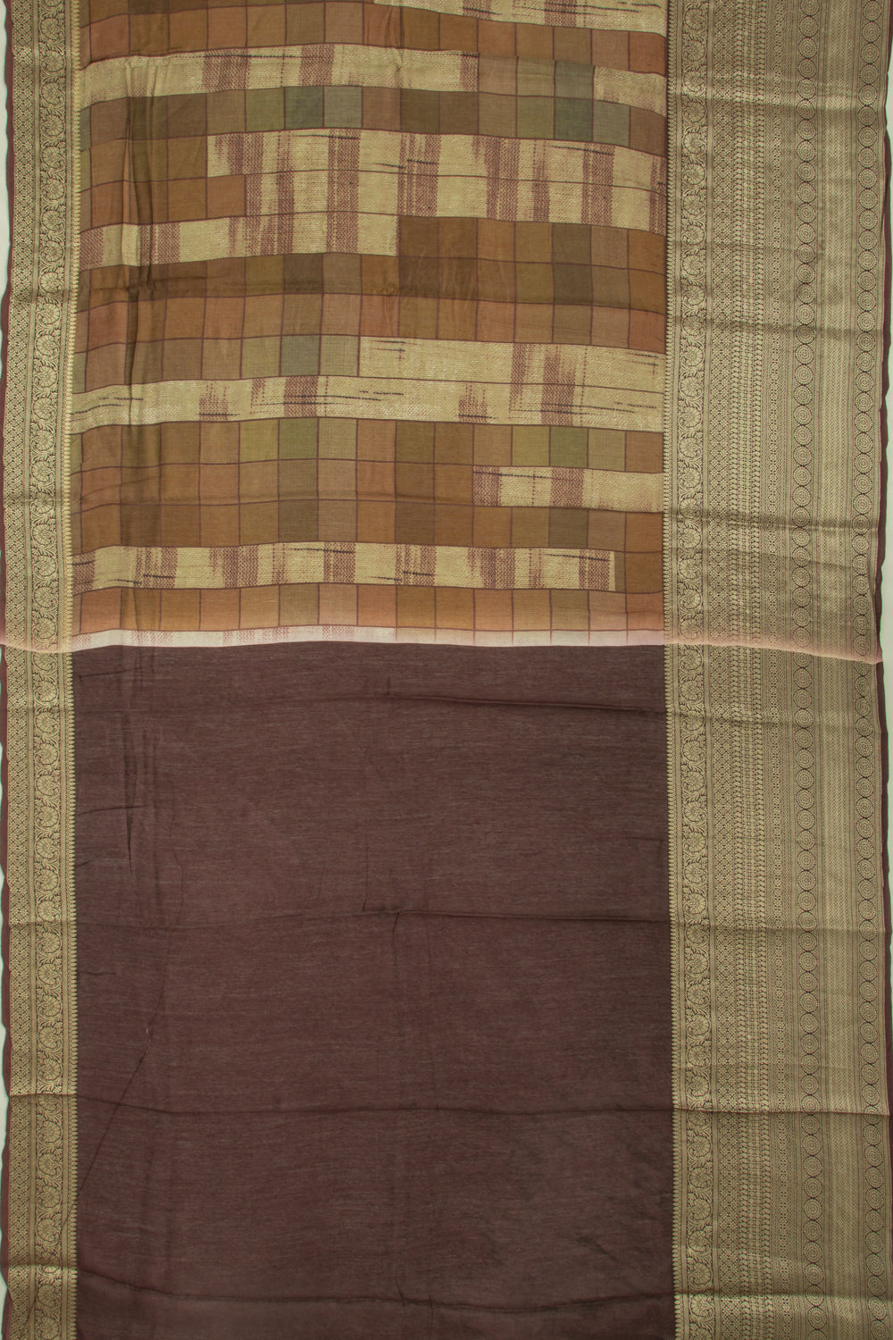 Chanderi Silk Printed And Embroidery Butta Multicolour Saree