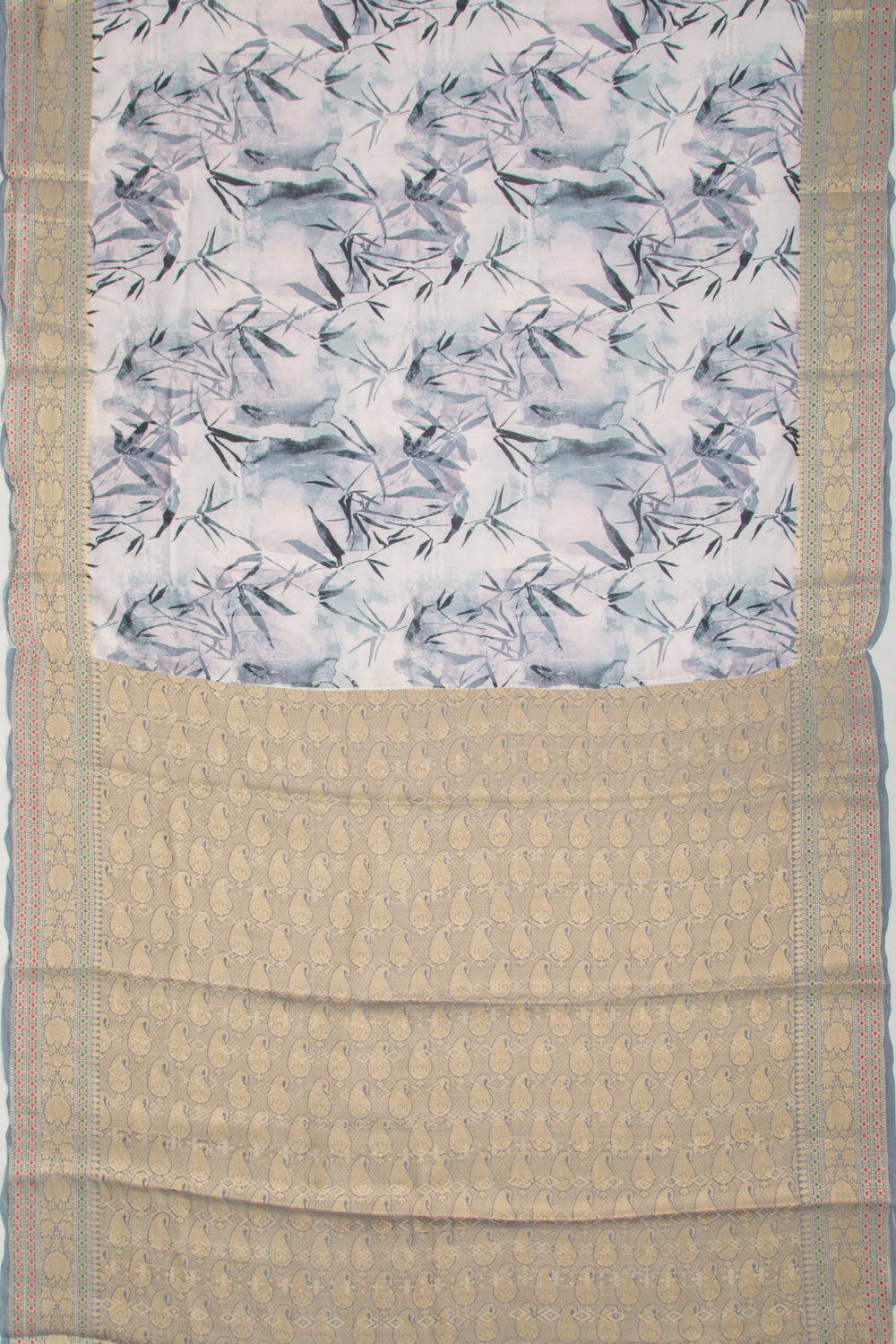 Chanderi Soft Silk Floral Printed MultiColur Saree