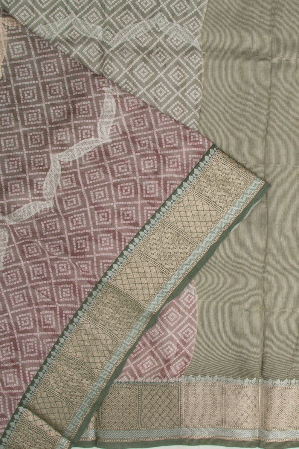 Chanderi Silk Printed Multicolour Saree