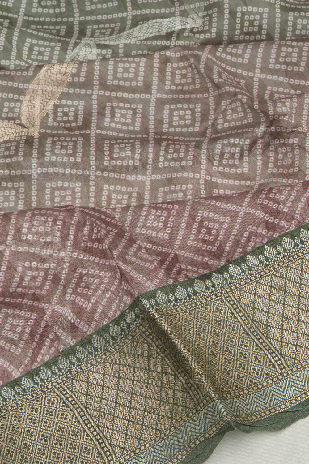 Chanderi Silk Printed Multicolour Saree