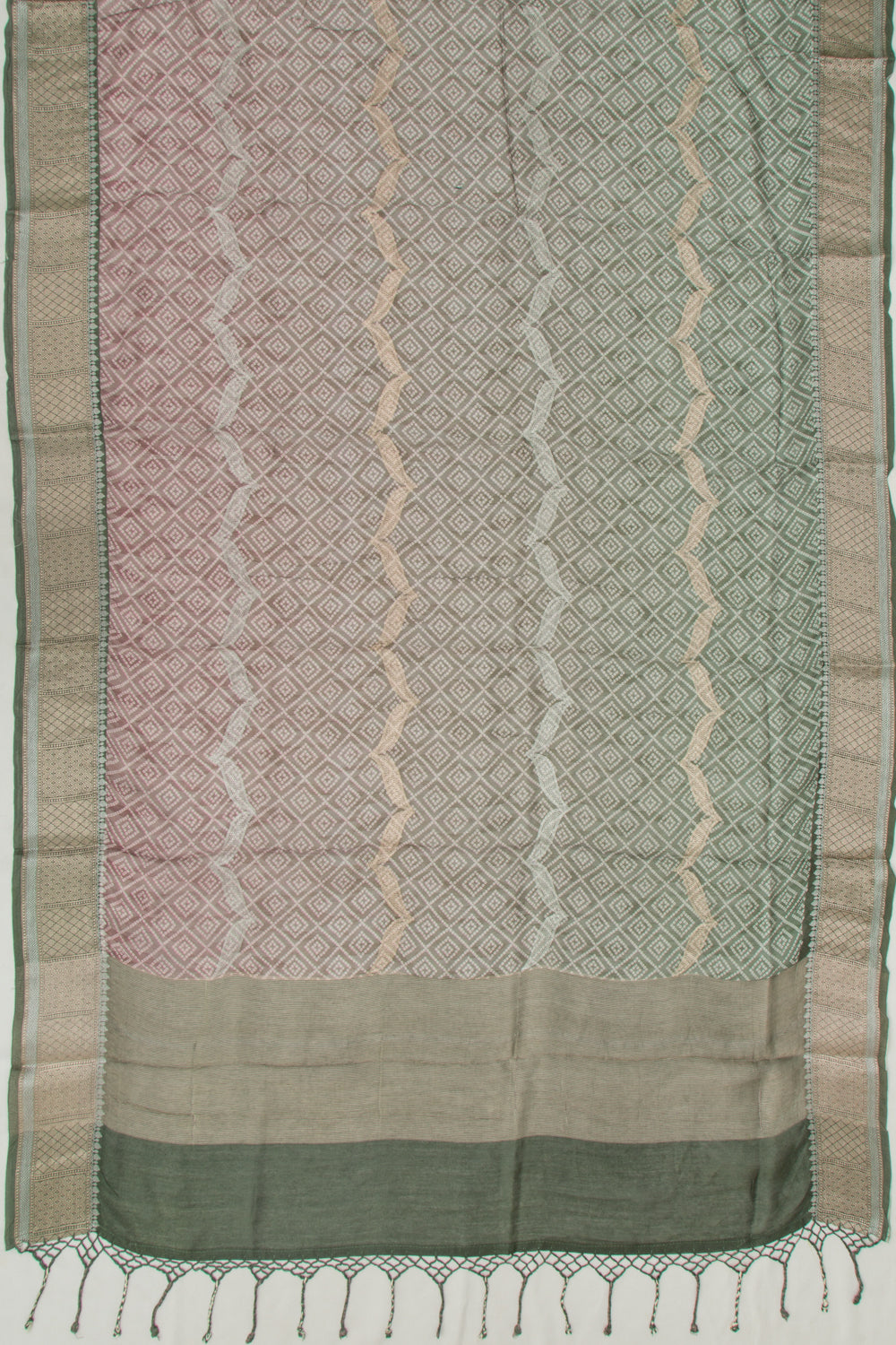 Chanderi Silk Printed Multicolour Saree