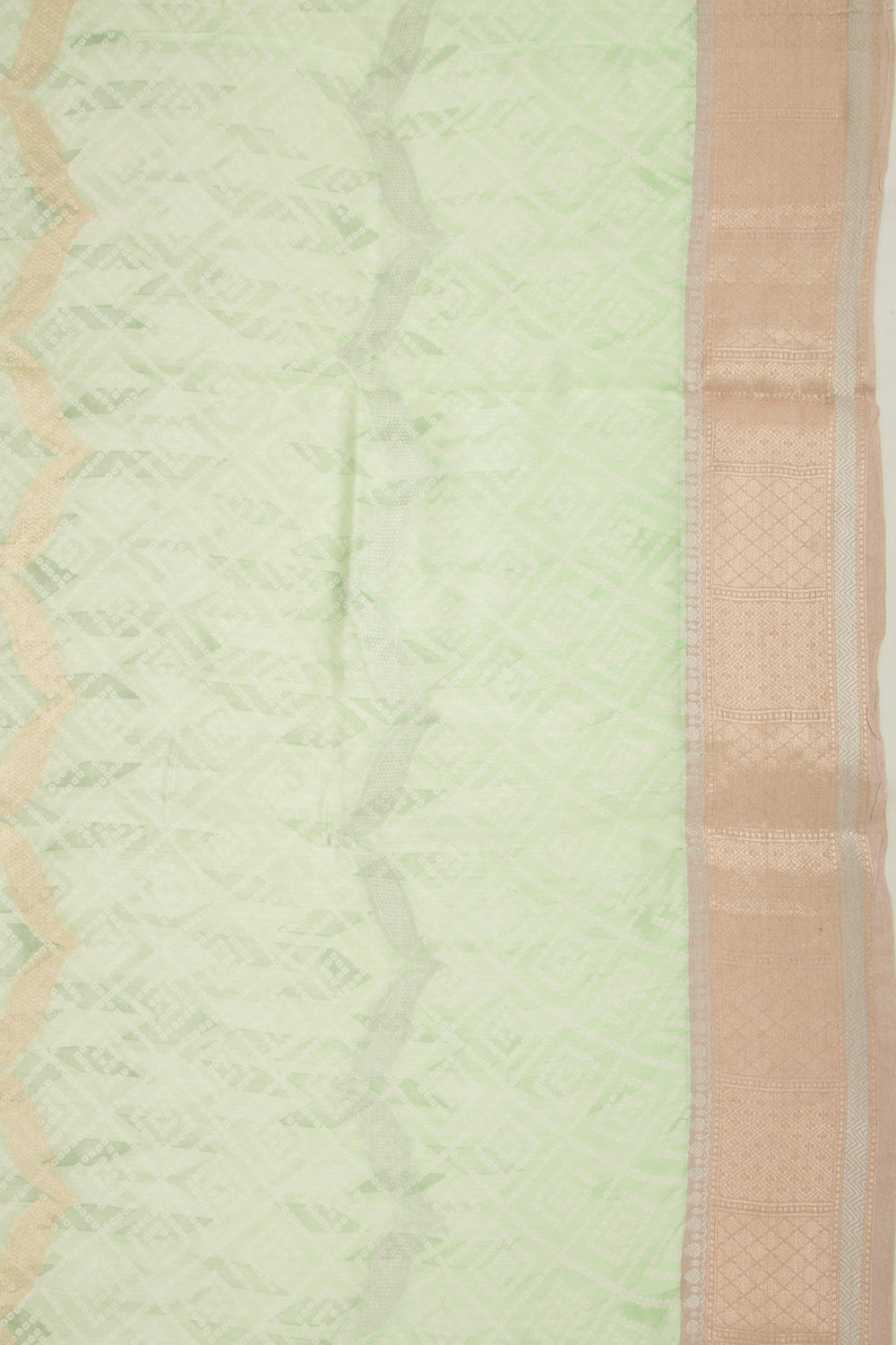 Chanderi Silk Printed and Brocade Multicolour Saree