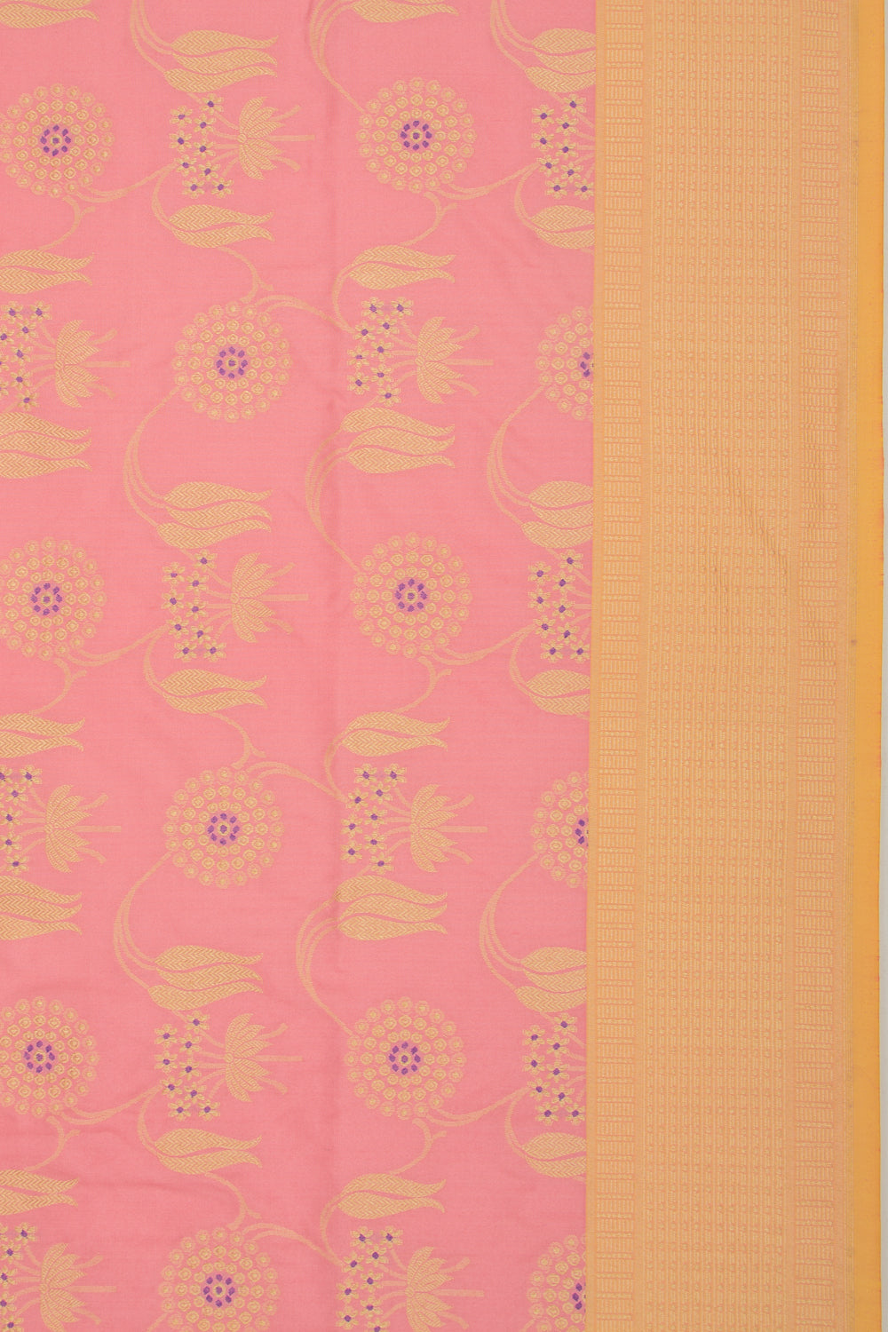 Banarasi Silk Jaal Pink Saree