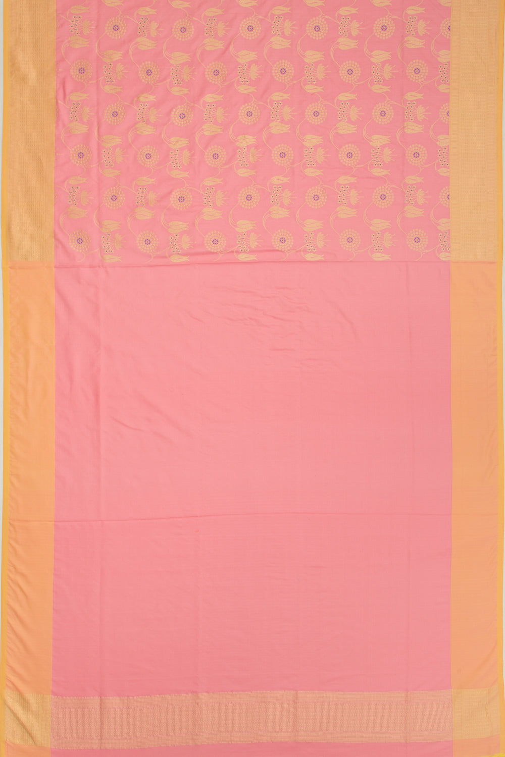 Banarasi Silk Jaal Pink Saree