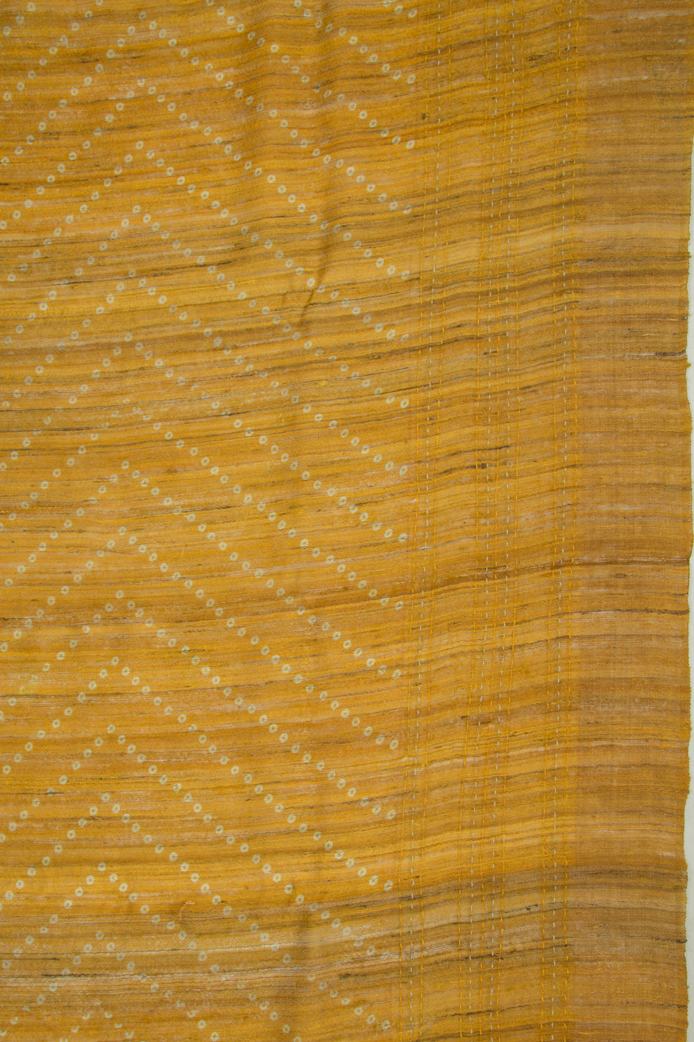 Tussar Printed Yellow Saree