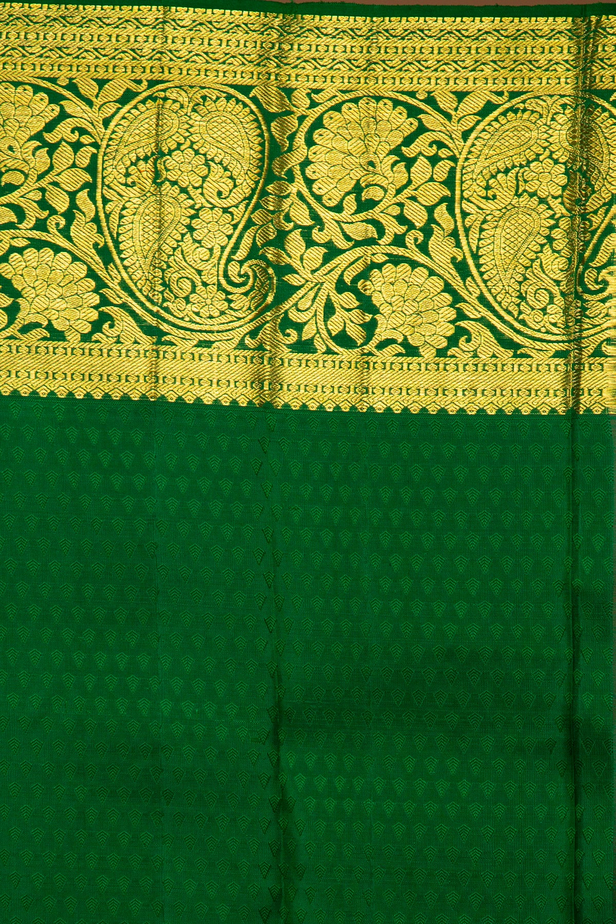 Taranga Kanchi Silk Tissue Brocade Red Saree
